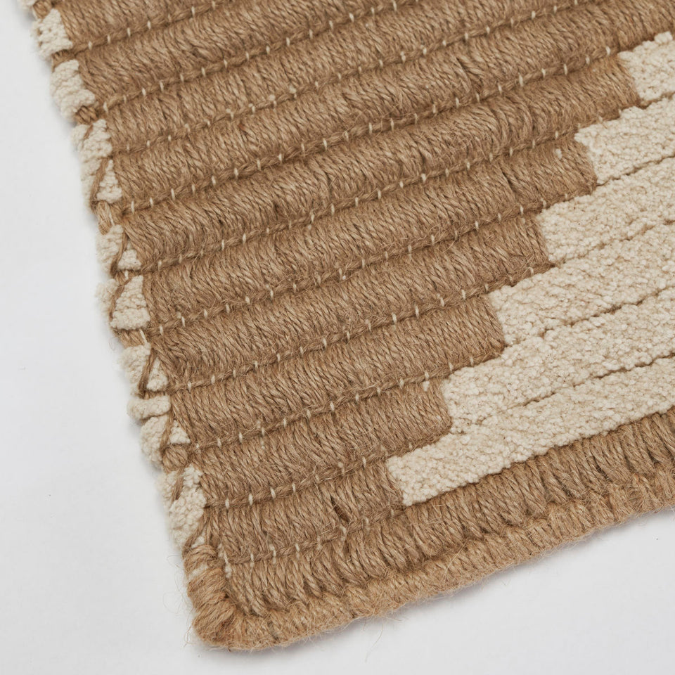 House Doctor Teppich Dry, Natur