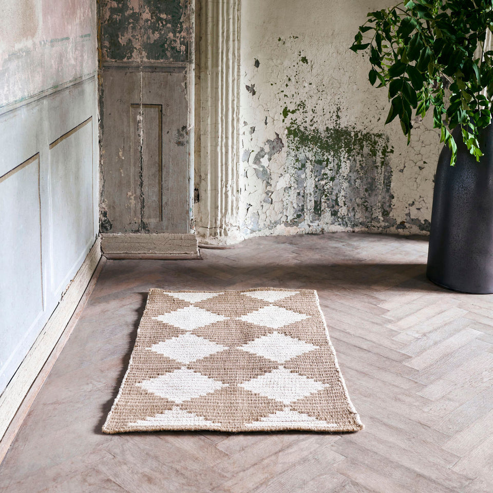 House Doctor Teppich Dry, Natur