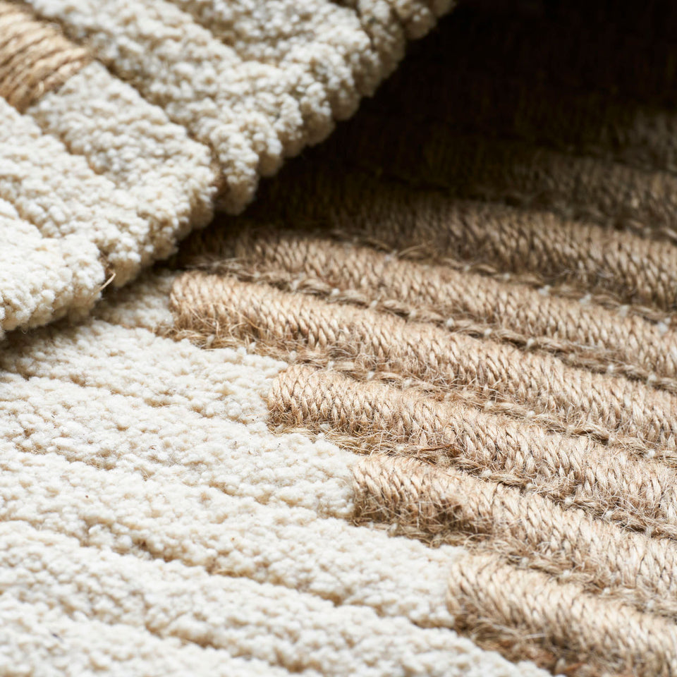 House Doctor Teppich Dry, Natur