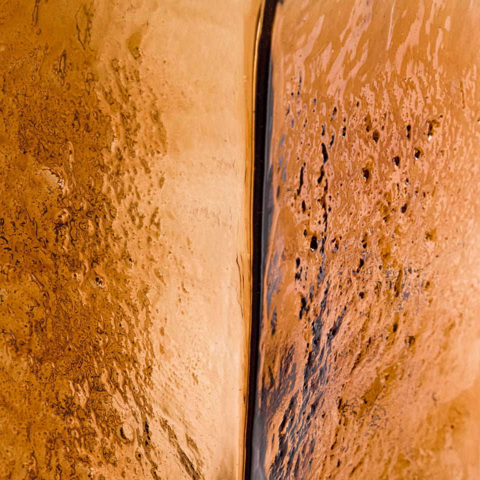 House Doctor Vase, Square, Amber