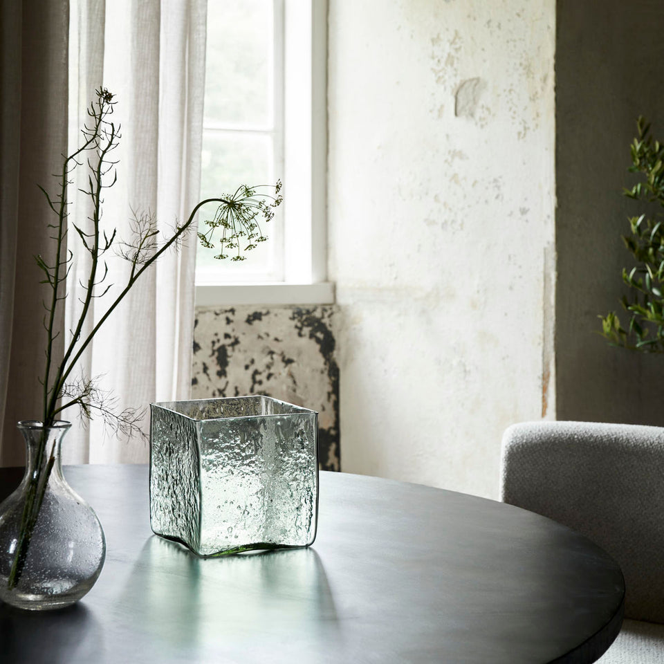 House Doctor Vase, Square, Hellblau