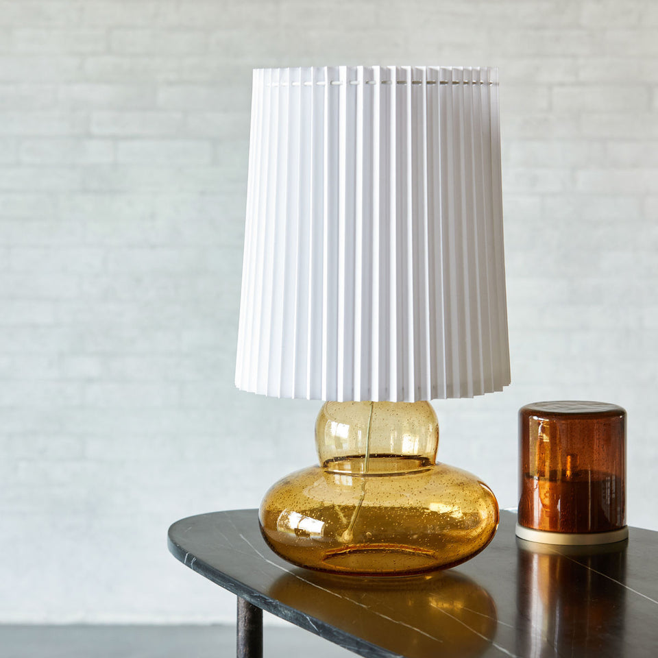 House Doctor Tischlampe inkl. Lampenschirm Ribe, Amber