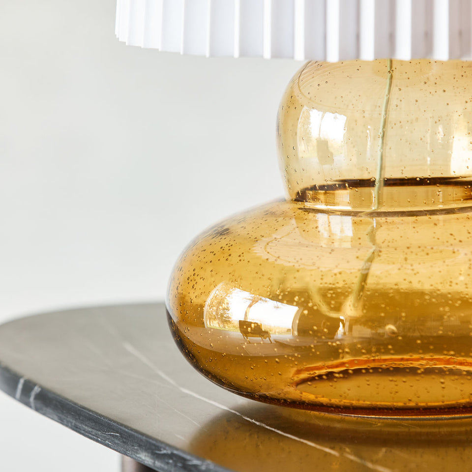 House Doctor Tischlampe inkl. Lampenschirm Ribe, Amber