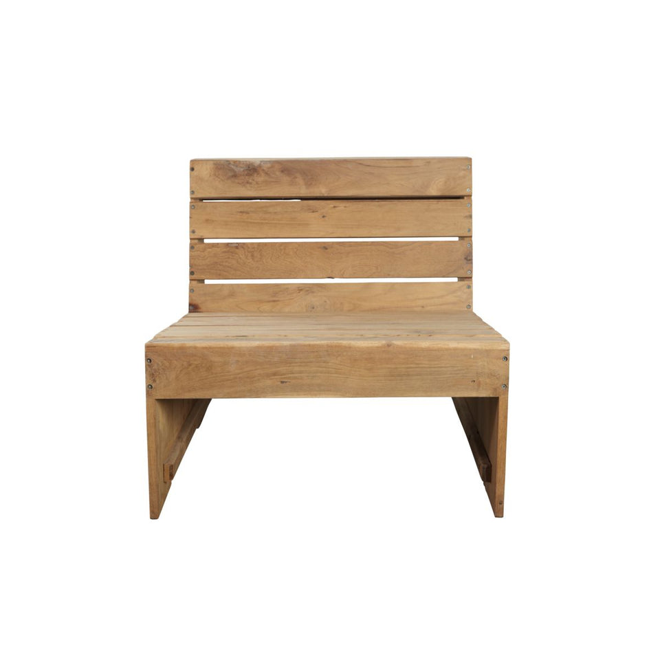 House Doctor Lounge-Sessel, HDWoodie, Natur