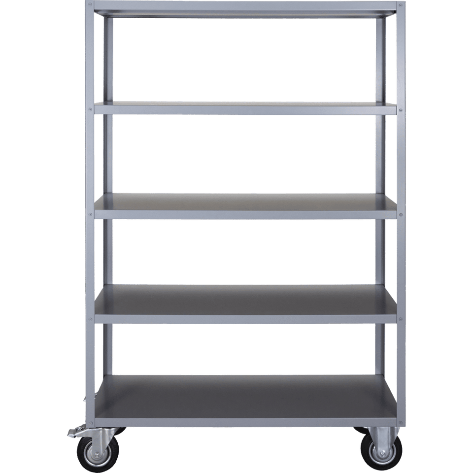 House Doctor Regal mit 4 Rollen, HDTrolley, Grau