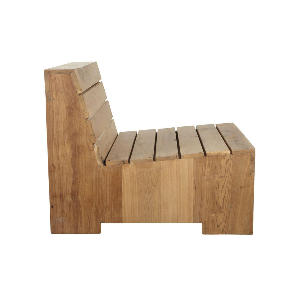 House Doctor Lounge-Sessel, HDWoodie, Natur