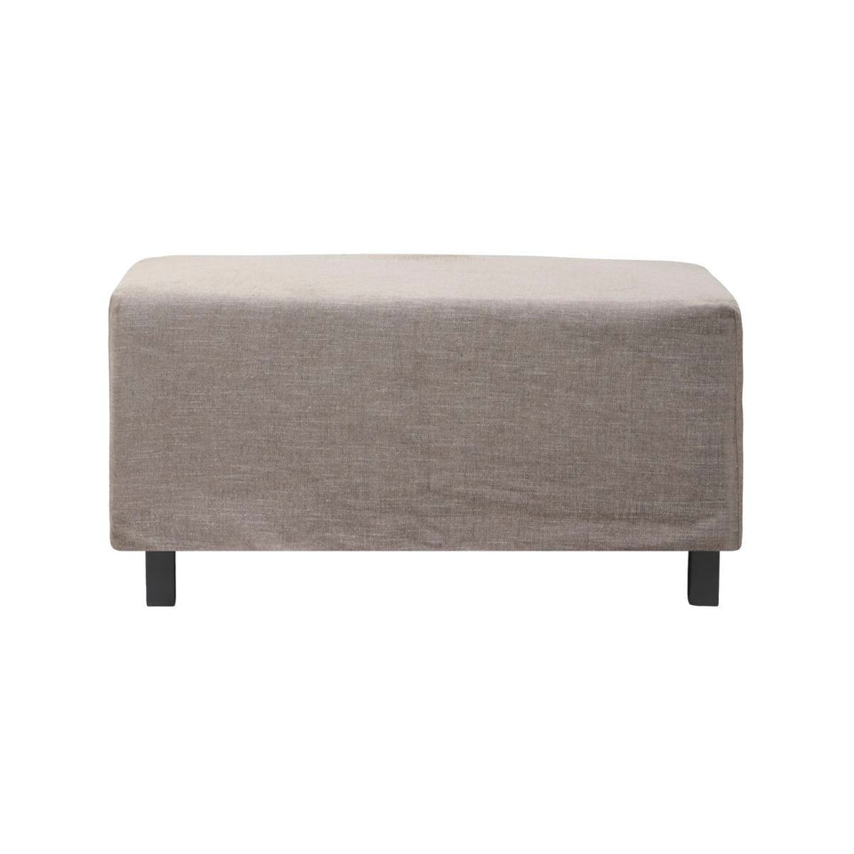 House Doctor Pouf, HDHazel Night, Grau/braun